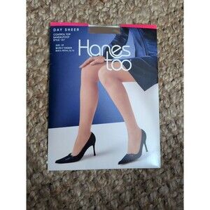 New Hanes Too Day Sheer Control top Pantyhose Style 137 Barely There  Size EF
